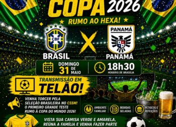 Esquenta para a COPA 2026 – Brasil X Panamá