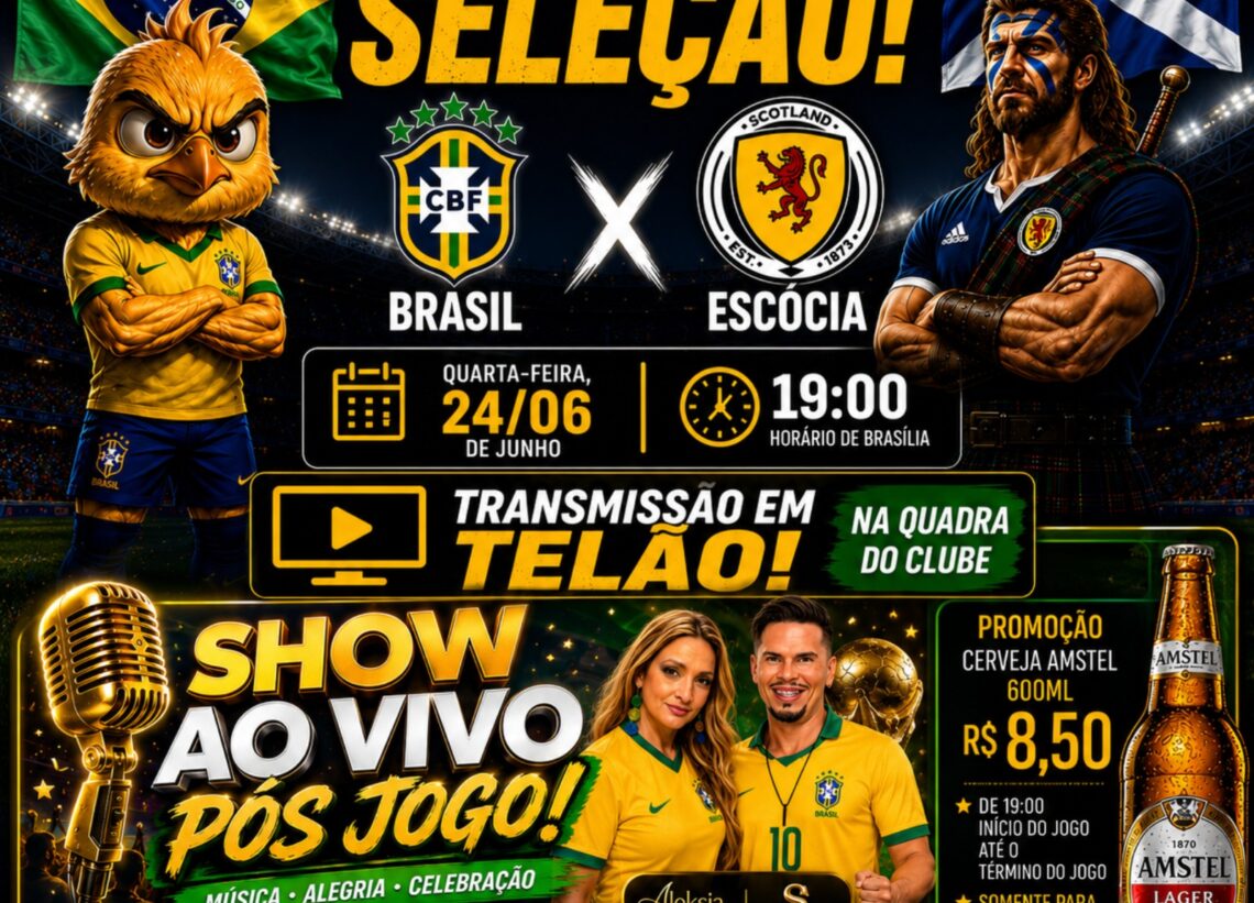 Fase de Grupos COPA 2026 – Brasil X Escócia