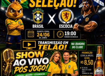 Fase de Grupos COPA 2026 – Brasil X Escócia