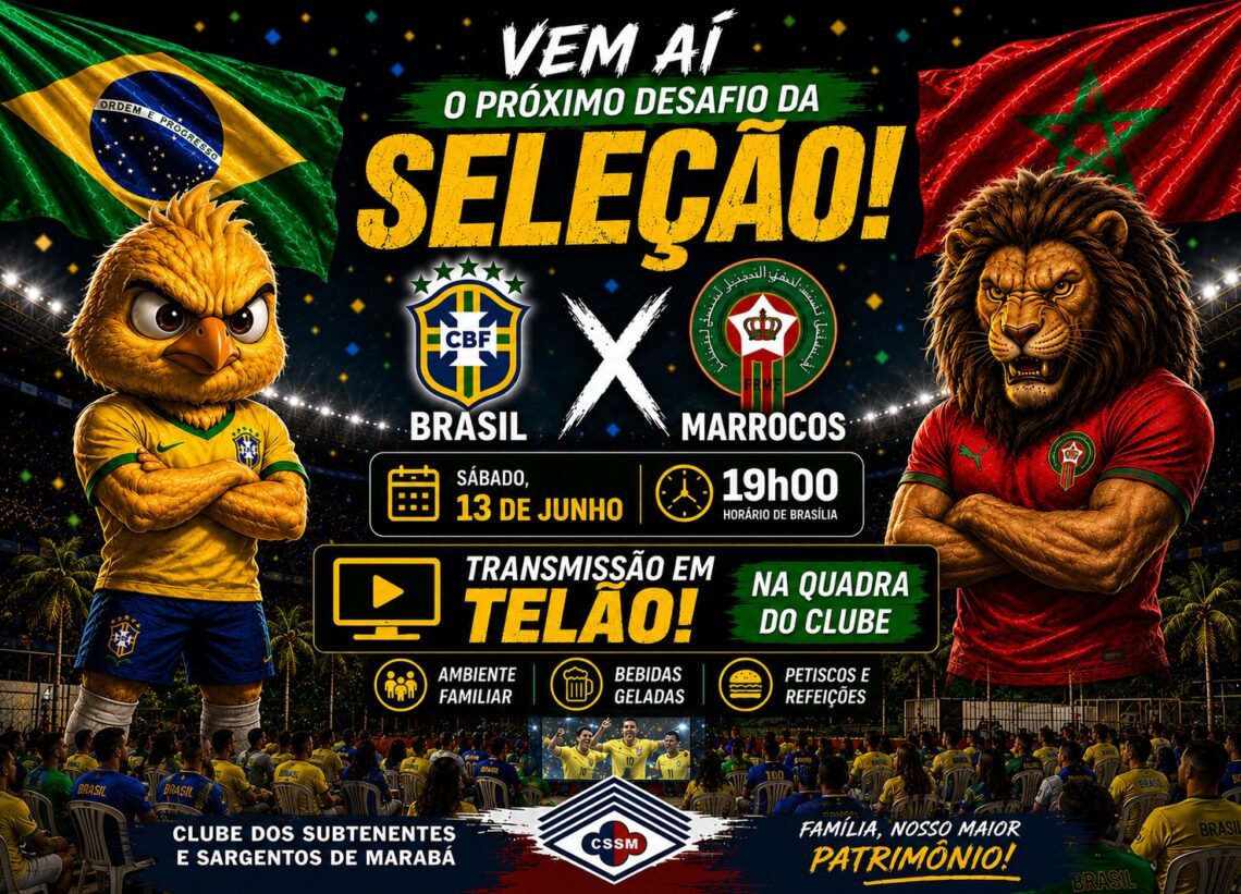 Fase de Grupos COPA 2026 – Brasil X Marrocos